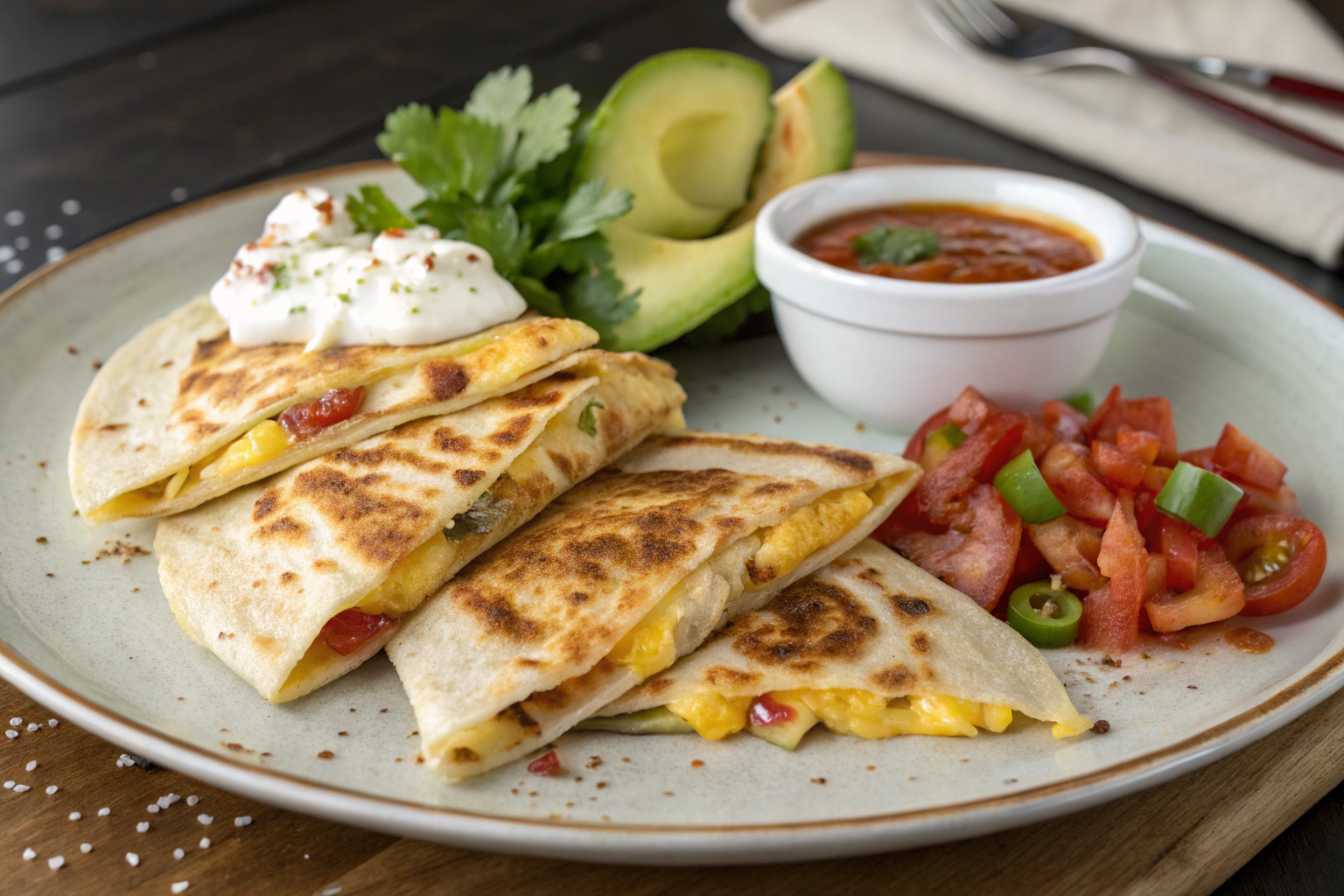 Breakfast Quesadillas