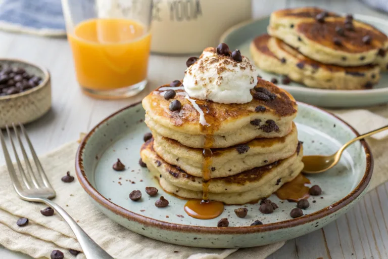 Chocolate Chip Yogurt Pancake