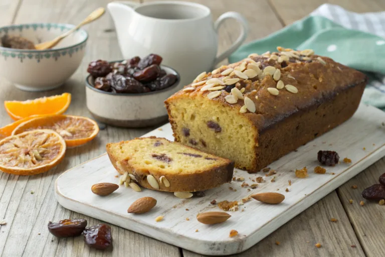 Date and Orange Almond Loaf