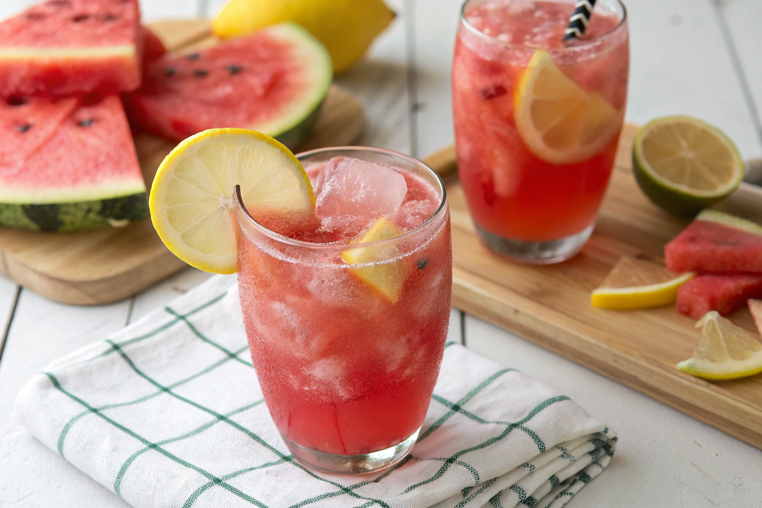 Fresh Watermelon Lemonade