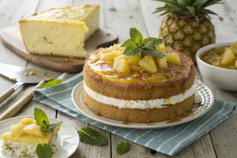 Juicy Pineapple Heaven Cake