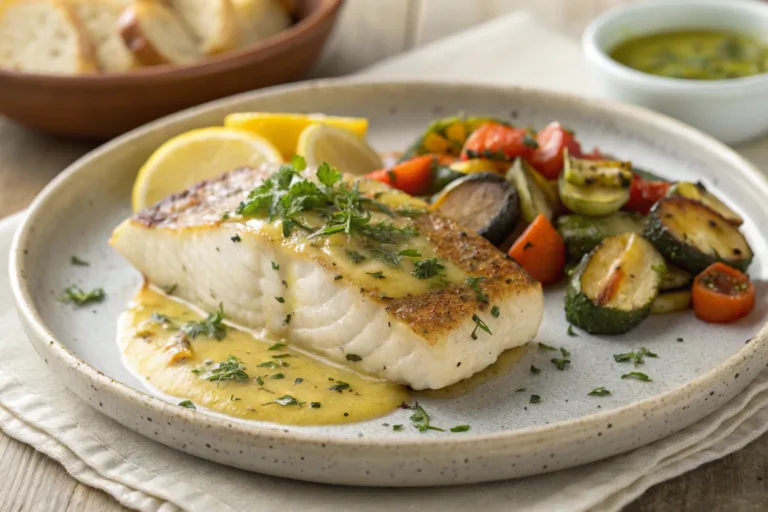 Juicy and Flaky Fish Seared