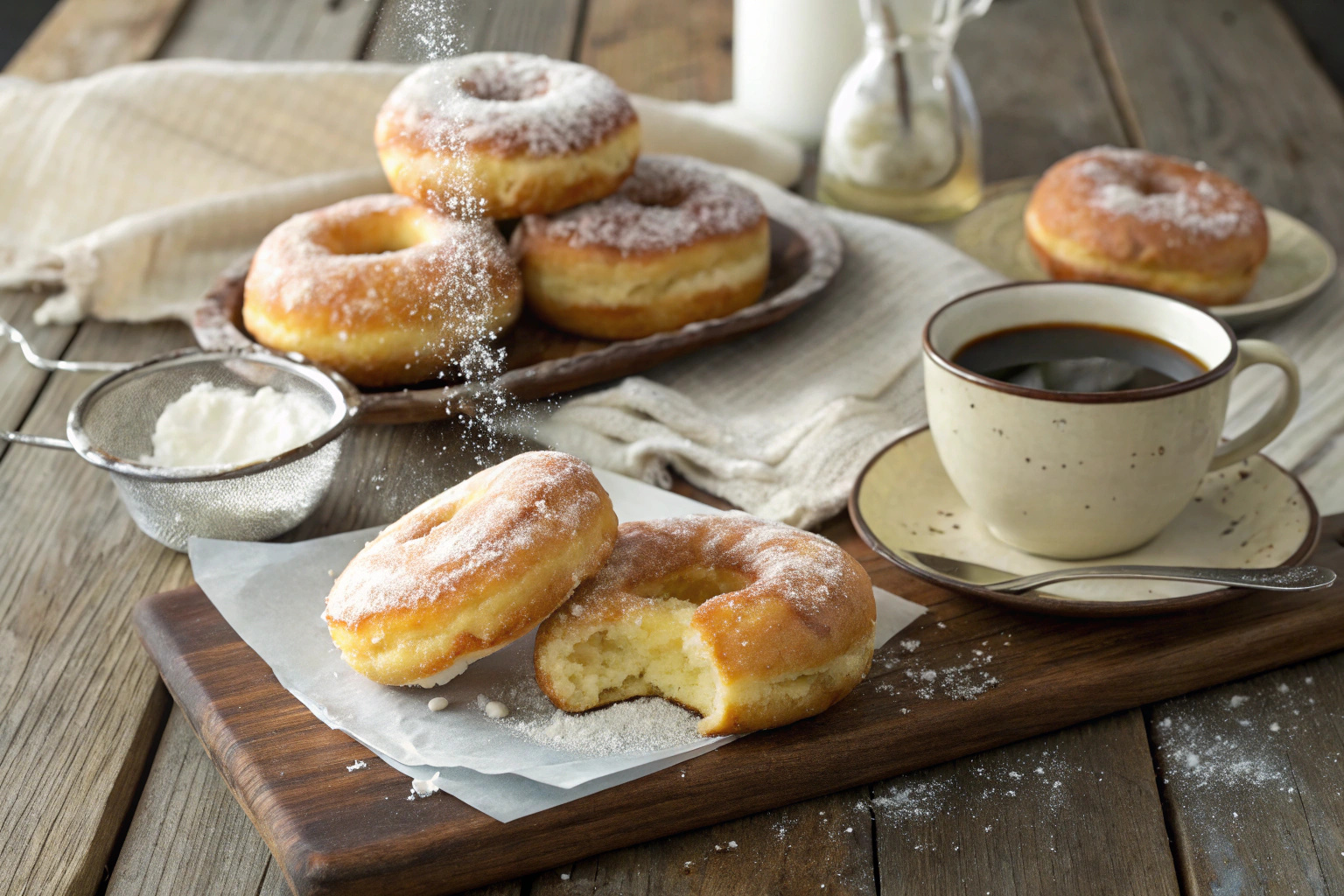 No-Knead Donuts