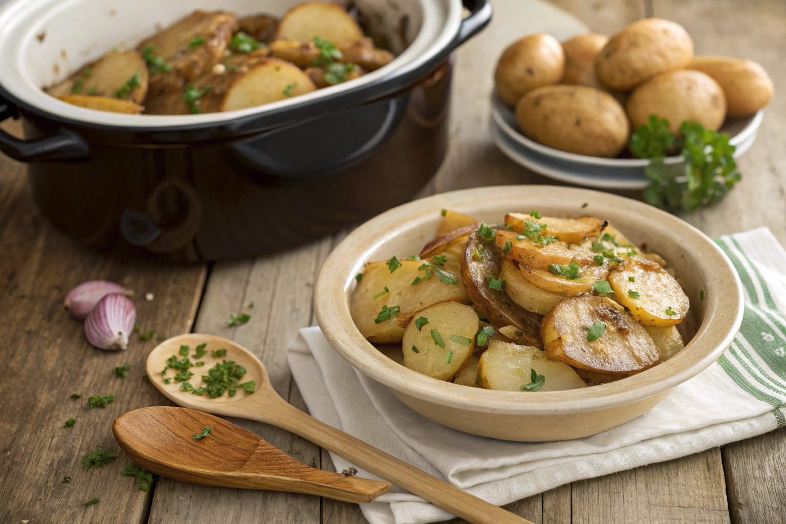Slow Cooker Lipton Onion Potatoes