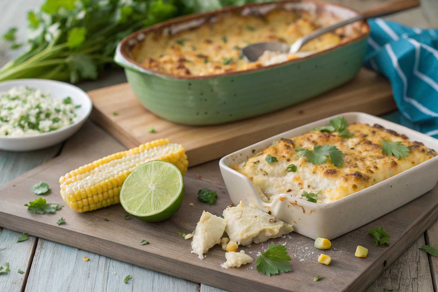 Street Corn Chicken Casserole