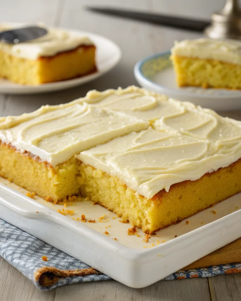 Classic Homemade Yellow Cake