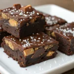 Homemade Snicker Bar Brownies
