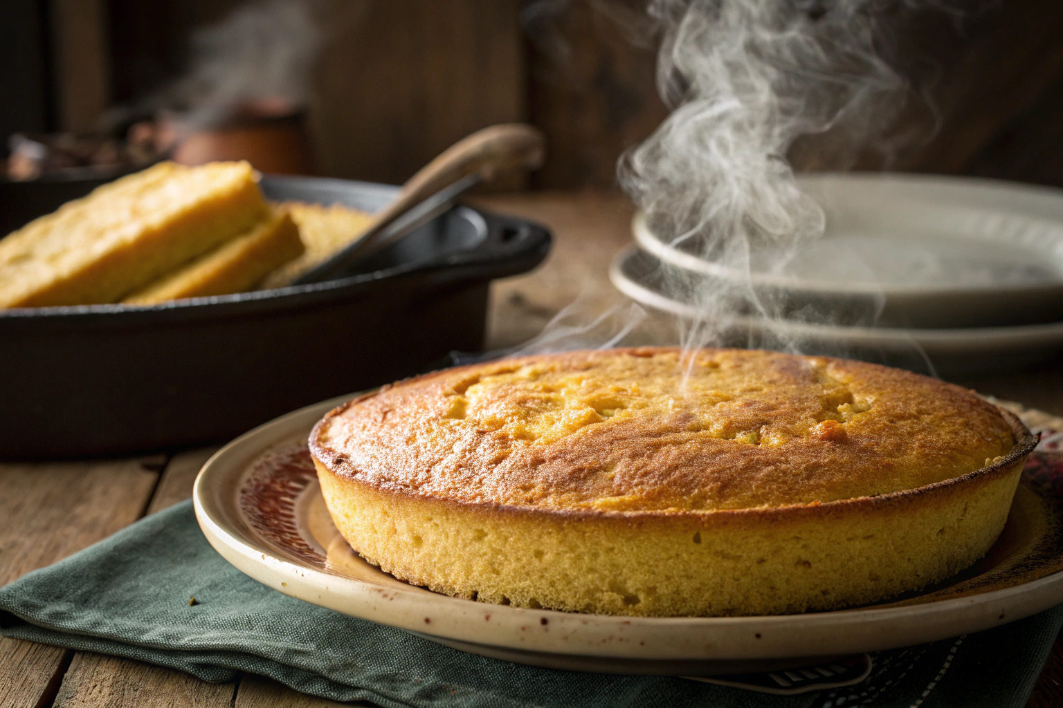 Hot Water Cornbread