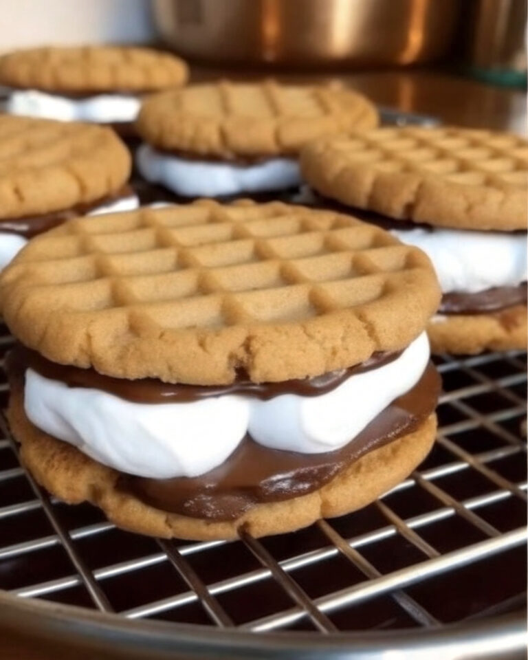 Peanut Butter S'mores Sandwich Cookies