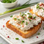 Savory Cottage Cheese Toast