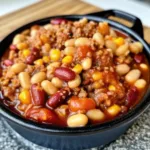 Slow Cooker Cowboy Beans