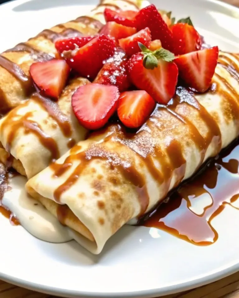 Strawberry Cheesecake Chimichangas