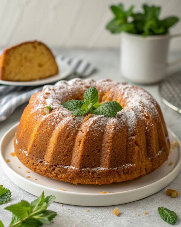 Sweet Potato Pound Cake Moist