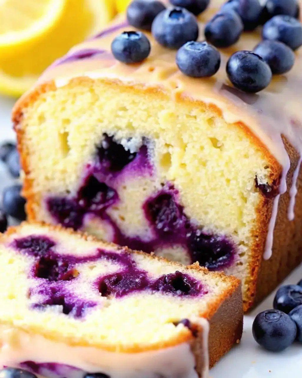Fresh Blueberry Pound Cake